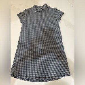 Zara girls navy and white gingham dress size 11/12